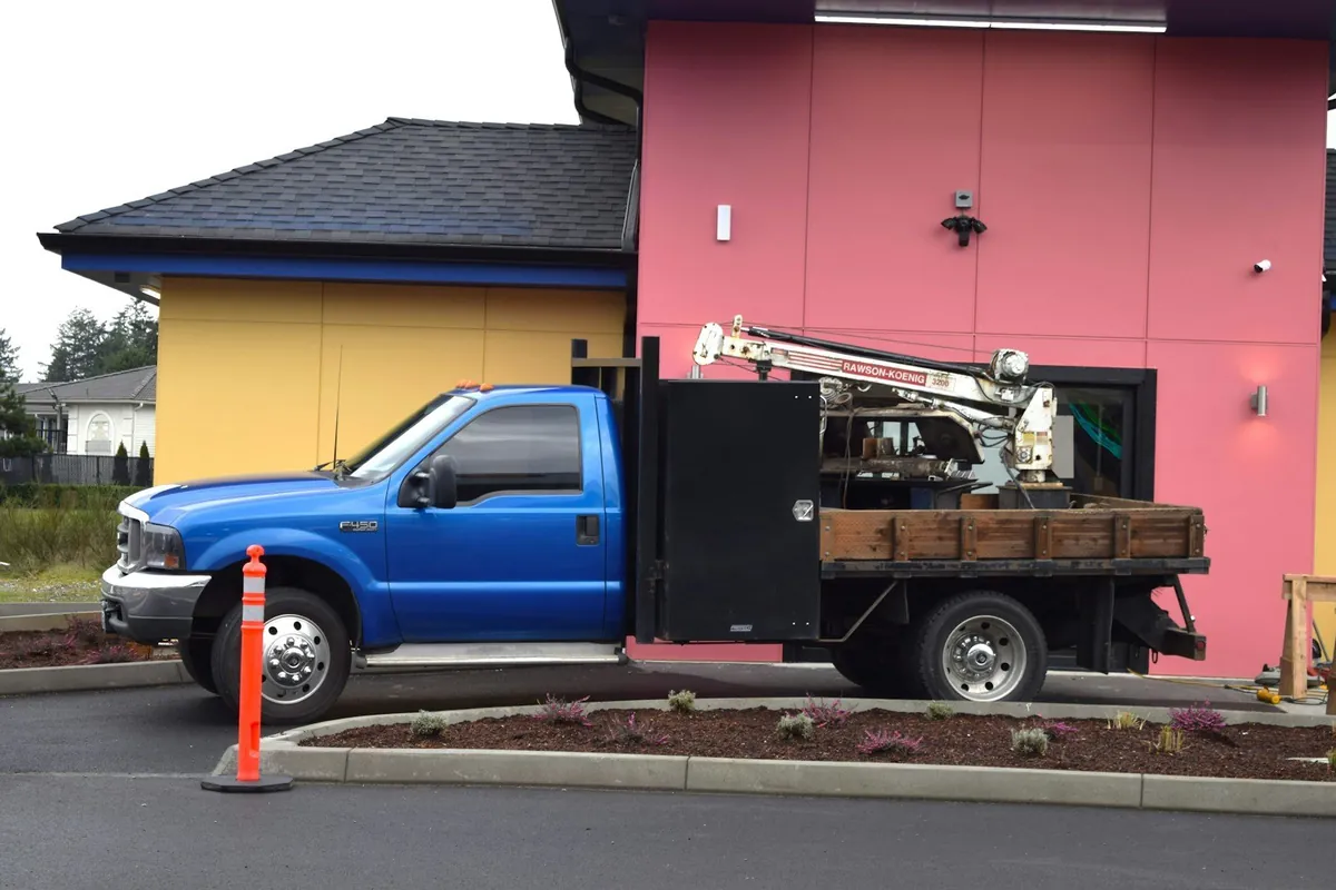 Service truck used for pest control routes along the Gulf Coast